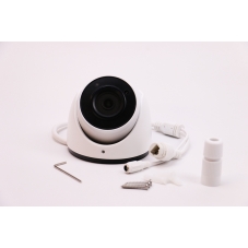 Large Dome IP camera 8MP 2.8-12mm White