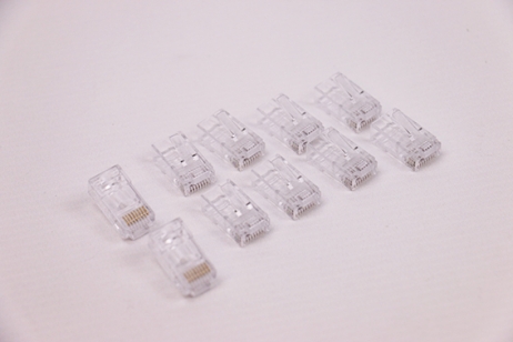 RJ45 Crimp Plugs for Cat5 x 10 Image