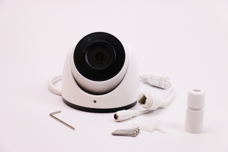 Large Dome IP camera 8MP 2.8-12mm White Image